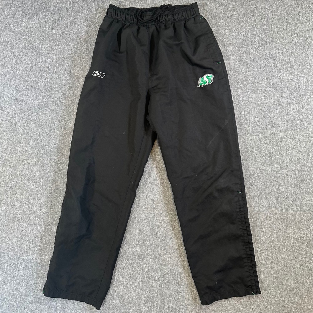 Saskatchewan Roughriders Reebok Pants Mens M Black CFL Football Reebok Excellent